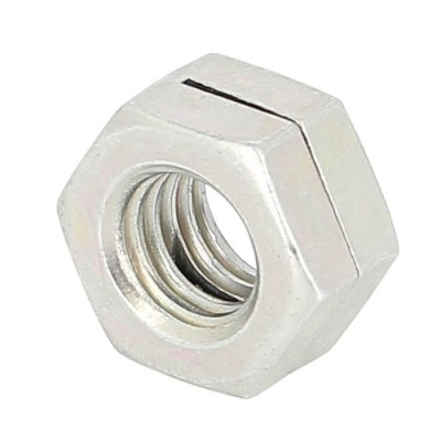 ESN H100 Nut, White Zinc Steel
