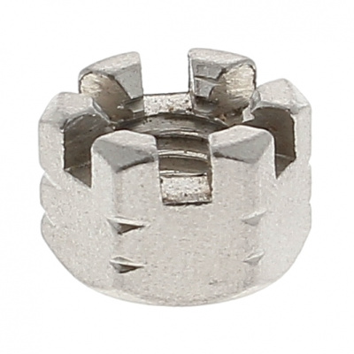 Slotted Nut, A4 Stainless Steel, DIN 935