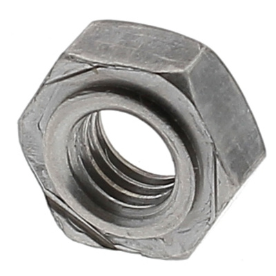 Square Weld Nut, H, Steel, DIN 929