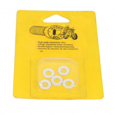 Blister pack of 5 Washers, M Series AG3 OA, Bright Silver
