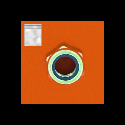 Bag of Nylstop Self-locking hex nuts