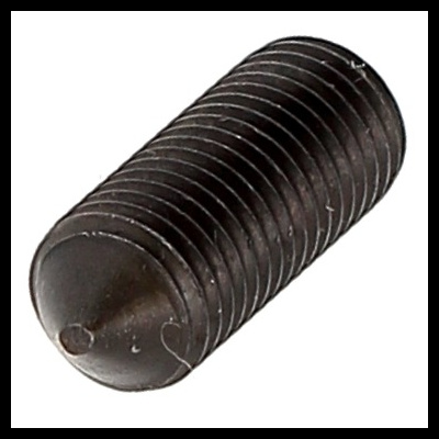 Cone Point, Black 14.9 Steel, DIN 914, 150 Thread
