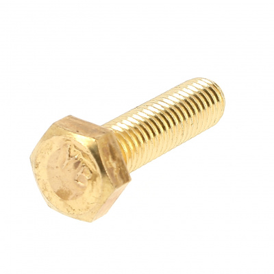Hex Head, Brass, Fully Threaded, DIN 933