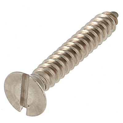 Countersunk Head Sheet Metal Screw, A4 Stainless Steel, DIN 7972 -  Countersunk Slotted Head - Vis à Tôle