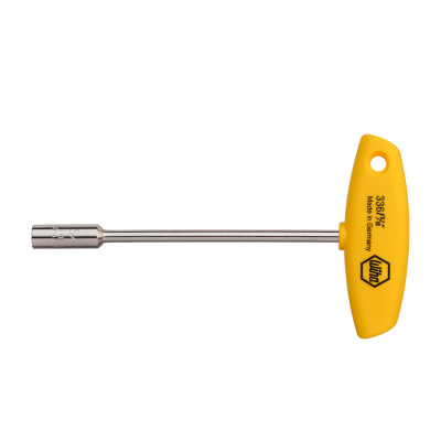 Hex Nut driver with classic T handle, inch sizes