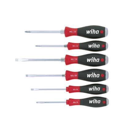 SoftFinish Slotted/Phillips Screwdrivers Set - 6 pieces