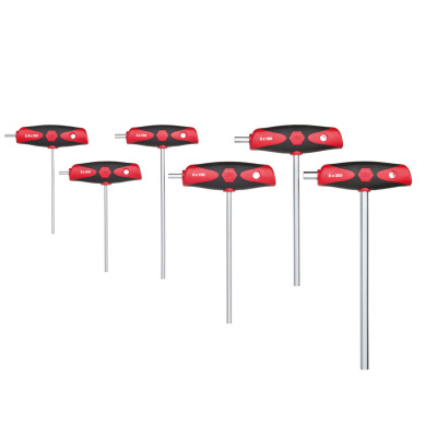 Hexagon Screwdriver ComfortGrip T handle - 6 pieces