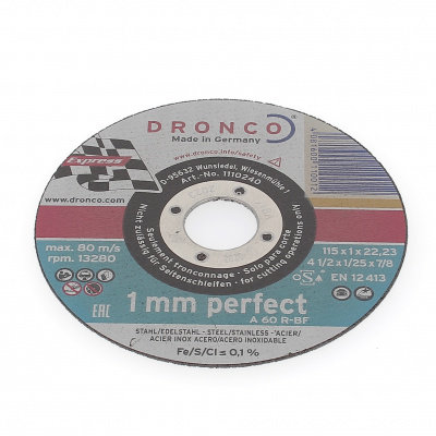 DISQUE A TRONCONNER PLAT 115X1.0X22.2 A60R PERFECT 1110-240.100