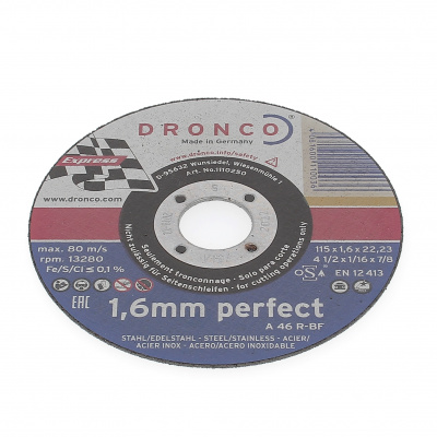 DISQUE A TRONCONNER PLAT 115X1.6X22.2 A46R PERFECT 1110-250.100