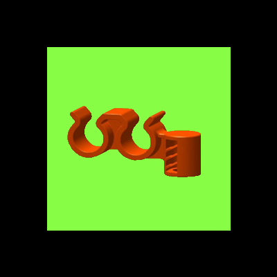 Stud Cable Clips For 2 Tubes