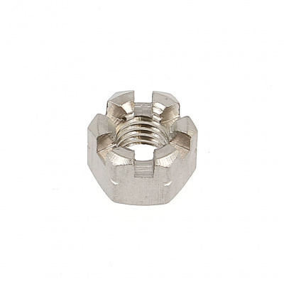 Slotted Nut, A4 Stainless Steel, DIN 935