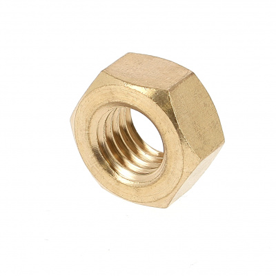 Hex Nut, Hu, Brass, DIN 934