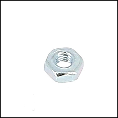 Hex Nut, Hu, Class 6 White Zinc Steel, DIN 934