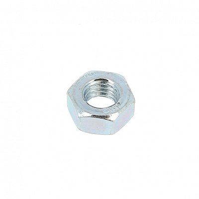 Hex Nut, Hu, Class 8 White Zinc Steel, DIN 934