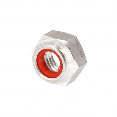 Nylstop Nut, Clear Dural OA, DIN 985