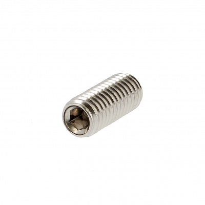 Hex Socket Headless, Cone Point, A2 Stainless Steel, DIN 914