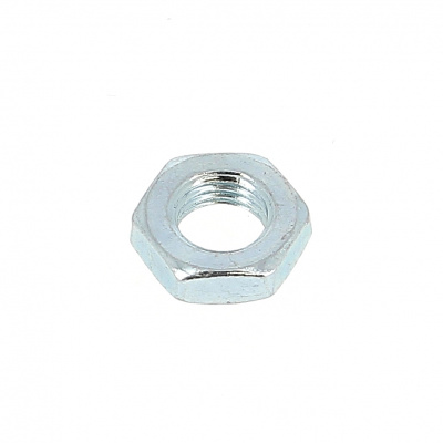 Hex jam Hm nut 200 thread white steel galvanized plated DIN 439