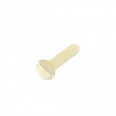 Slotted Raised Countersunk Head CRSH Din 964 Natural Nylon PA6-6