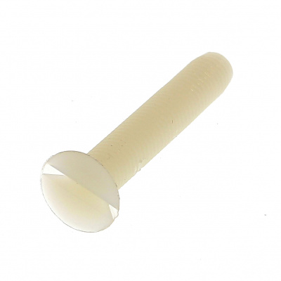 Countersunk Slotted Head CSH Din 964 Natural Nylon PA6-6
