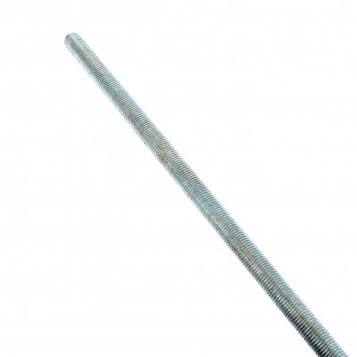 Threaded Rod, White Zinc 4.6 Steel, DIN 975