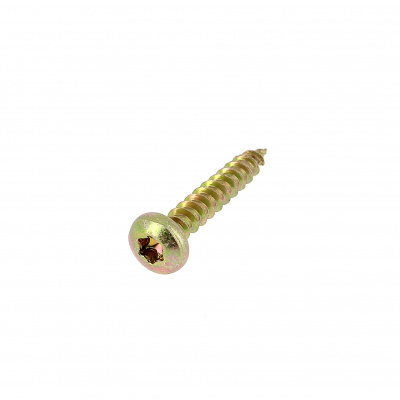 Wood and Chipboard Screw, Torx, Yellow Zinc Steel