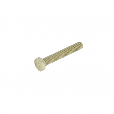 Hex Head, P60 OA Yellow Aluminium, Fully Threaded, DIN 933