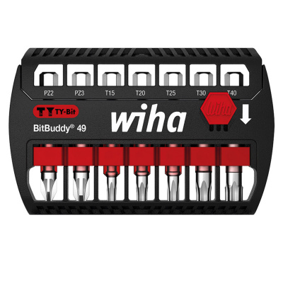 BitBuddy 49, mixed bits MaxxTor Pozidriv and TORX, 7 pieces