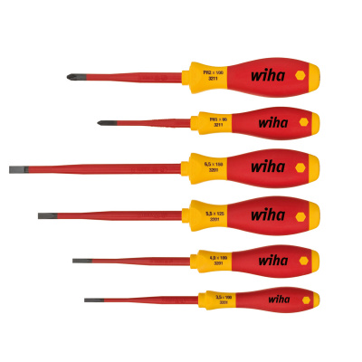 SoftFinish Electric SlimFix Slotted/ Phillips Screwdrivers Set - 6pieces