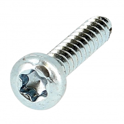 Torx Pan Button Head Sheet Metal Screw, White Zinc Steel215
